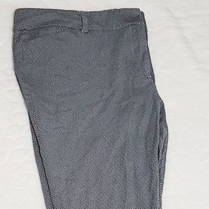 NY & COMPANY black and white patterned pants